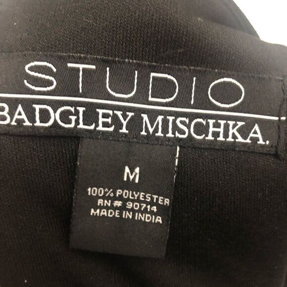 Badgley Mischka Bubble Long Sleeve Jumpsuit Sz M - Picture 11 of 16